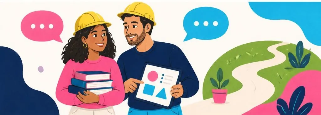 Un couple avance ensemble avec des ressources pour mieux communiquer